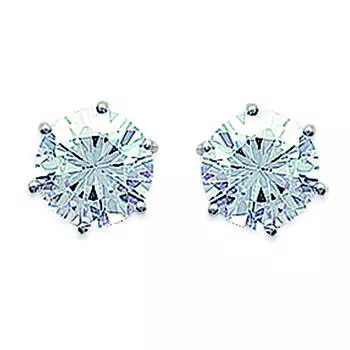 Les Trsors De Lily [D7279] - Серебряные серьги L Essentiel Серебро белое (родиевое покрытие) - 8 мм