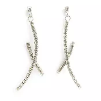 Les Trsors De Lily [D7752] - Белые дизайнерские серьги «Богиня»