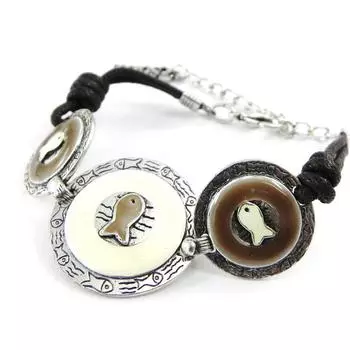 Les Trsors De Lily [D9668] - Дизайнерский браслет Thalassa бежево-коричневого цвета