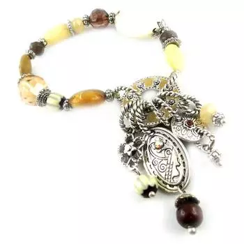 Les Trsors De Lily [E0463] - Дизайнерский браслет Thalassa Бежевый