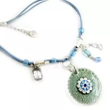 Les Trsors De Lily [E1713] - Дизайнерское колье Myosotis Blue