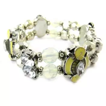 Les Trsors De Lily [E3179] - Браслет «Сисси» белое серебро