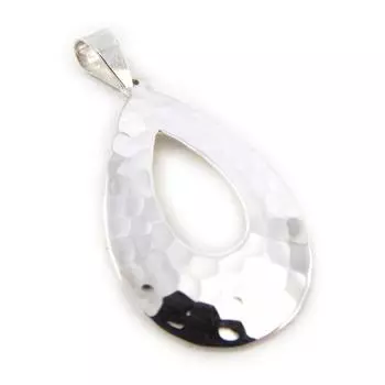 Les Trsors De Lily [E5570] - Серебряный кулон Hammered Drop