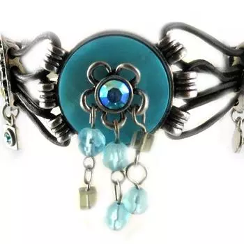 Les Trsors De Lily [E6663] — дизайнерский браслет «Колумбина» бирюзовый