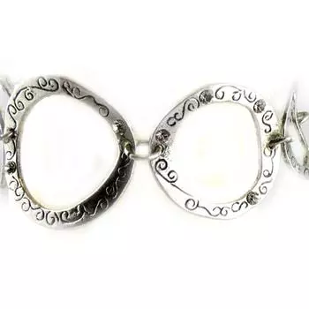 Les Trsors De Lily [E6665] - Дизайнерский браслет белого цвета Rock Connection