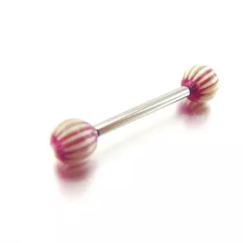 Les Trsors De Lily [E6788] - Пурпурно-зеленый пирсинг языка «Tecno»