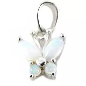 Les Trsors De Lily [E8673] - Серебряная подвеска Goddess Opal белое серебро (родированное покрытие) - 9x8 мм