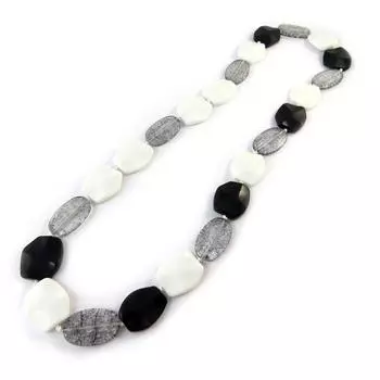 Les Trsors De Lily [E8837] - Длинное колье Дизайнерское колье Kilimanjaro Коричнево-бежевый