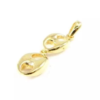 Les Trsors De Lily [F6345] - Позолоченный кулон «Кофейные зерна»