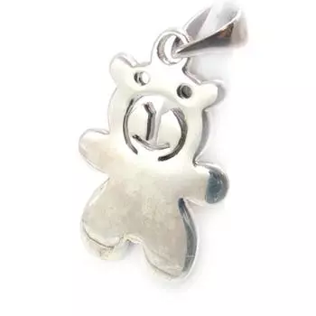 Les Trsors De Lily [F6894] - Серебряный кулон Тедди серебро