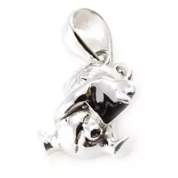 Les Trsors De Lily [F9169] - Серебряный кулон Тедди