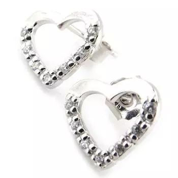 Les Trsors De Lily [G1223] - Серебряные серьги «Любовь»