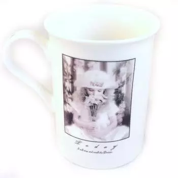 Les Trsors De Lily [G1554] - Кружка-чашка Innocence черно-белая - 100x75 мм