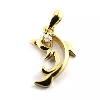 Les Trsors De Lily [G1664] - Позолоченный кулон Дельфин