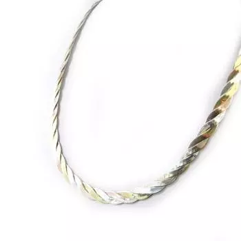 Les Trsors De Lily [G1773] - Трехцветное серебряное ожерелье Magical Lianas