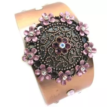 Les Trsors De Lily [G4210] - Розовый дизайнерский браслет «Розали»