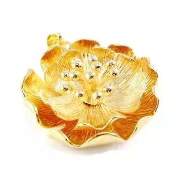 Les Trsors De Lily [G7623] - Позолоченный кулон Flora Voluptuosa - 3 см