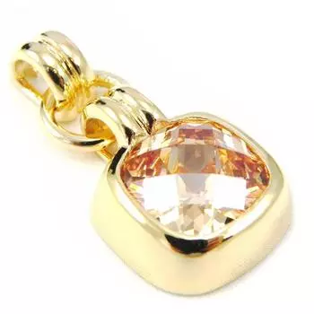 Les Trsors De Lily [G9316] - Позолоченный кулон Samantha шампанское