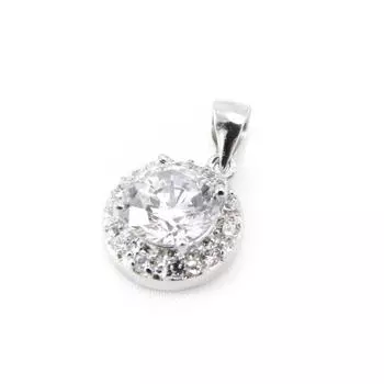 Les Trsors De Lily [G9407] — серебряный кулон «Богиня», белый цвет