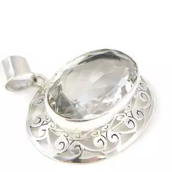 Les Trsors De Lily [H0084] - Серебряный кулон Колизей белый кристалл