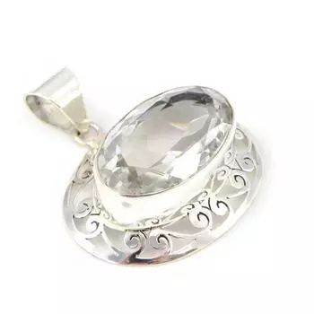 Les Trsors De Lily [H0085] - Серебряный кулон Колизей белый кристалл