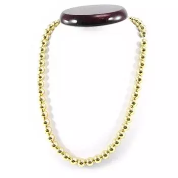 Les Trsors De Lily [H0392] - Позолоченное колье Beads 45 см 8 мм