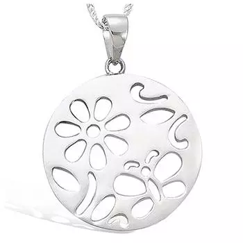 Les Trsors De Lily [H0464] - Серебряный кулон «Chorographie», серебро (родиевое покрытие) - 25 мм