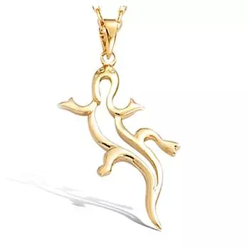 Les Trsors De Lily [H2626] - Кулон Саламандра позолоченный - 30x14 мм