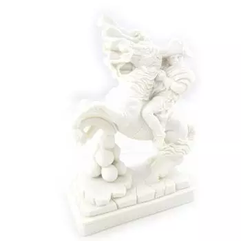 Les Trsors De Lily [H4863] - Белая статуэтка «Наполеон на коне».