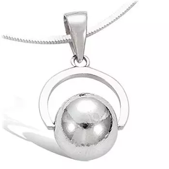 Les Trsors De Lily [H5556] - Серебряный кулон Бусы серебро (родированное покрытие) - 18x14 мм