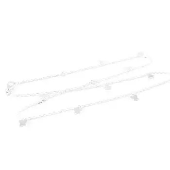 Les Trsors De Lily [H8228] - Серебряное колье «Бабочки», серебро (родиевое покрытие) - 5x5 мм