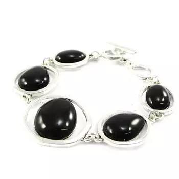 Les Trsors De Lily [H9828] - Черный дизайнерский браслет Mtis