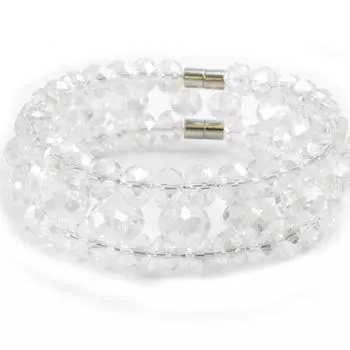 Les Trsors De Lily [I2758] - Кристально-белый дизайнерский браслет Sissi