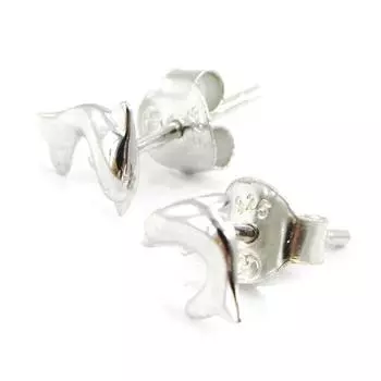 Les Trsors De Lily [I3960] - Серебряные серьги Dauphins серебро (родированное покрытие) - 6x6 мм