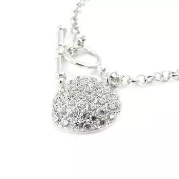 Les Trsors De Lily [I4246] - белый серебряный браслет «Божественная любовь»