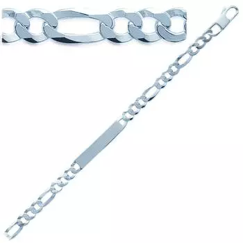 Les Trsors De Lily [I5213] - Серебряный браслет «Identity» 21 см 7 мм