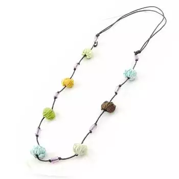 Les Trsors De Lily [I5874] - Разноцветное дизайнерское ожерелье «Килиманджаро»