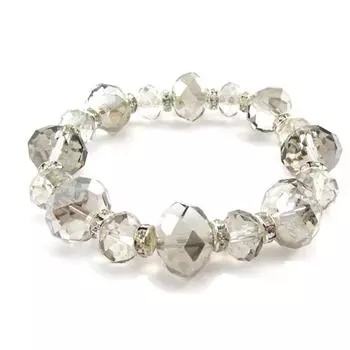 Les Trsors De Lily [J0604] - Дизайнерский браслет «Sissi» дымчато-серый