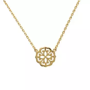 Les Trsors De Lily [J0864] — Позолоченное колье «Chorographie» — 13 мм