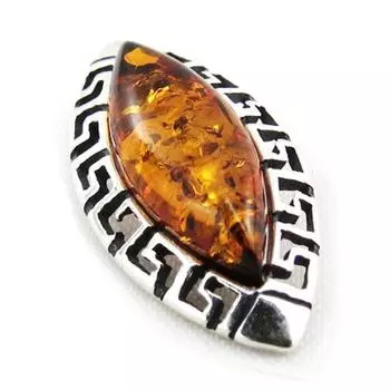 Les Trsors De Lily [J2118] - Серебряный кулон из янтаря «Макбет»