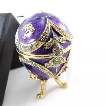 Les Trsors De Lily [J3297] - Шкатулка для драгоценностей Царское яйцо фиолетовая