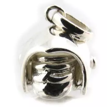 Les Trsors De Lily [J3803] - Серебряный кулон Пожарный шарнирный.