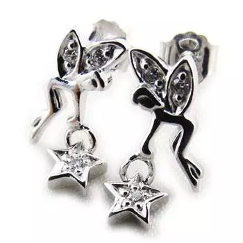 Les Trsors De Lily [J3863] - Белые серебряные серьги Fairy Dreams