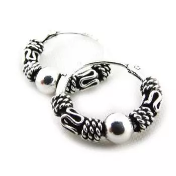 Les Trsors De Lily [J3872] - Серебряные обручи Thai 1,2 см 2 мм