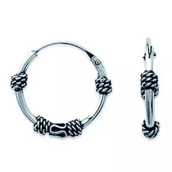 Les Trsors De Lily [J3875] - Серебряные тайские серебряные обручи - 1,6 см 1 мм