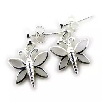 Les Trsors De Lily [J3896] - Серебряный перламутр ER Dragonflies