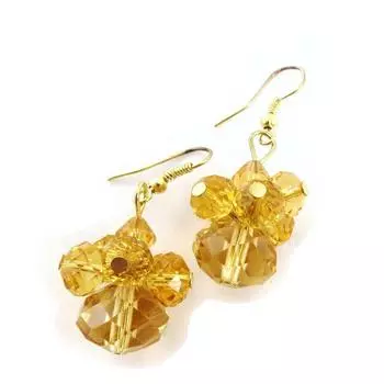 Les Trsors De Lily [J3954] - Дизайнерские серьги из янтаря Mineralia