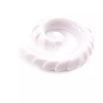 Les Trsors De Lily [J4107] - Белая акриловая спираль 5 мм.