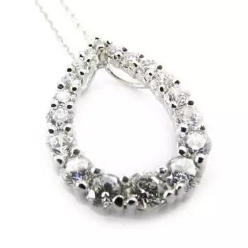 Les Trsors De Lily [J5243] — Белое серебряное колье «Богиня»