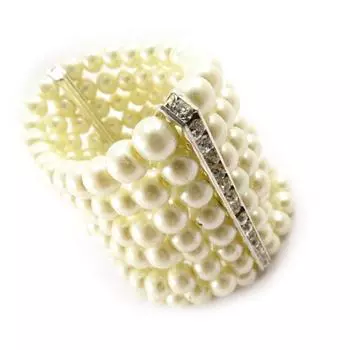 Les Trsors De Lily [J6308] - Браслет Sissi цвета слоновой кости